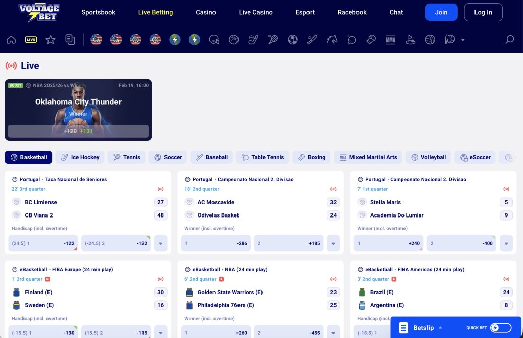 VoltageBet Sports Betting Site California